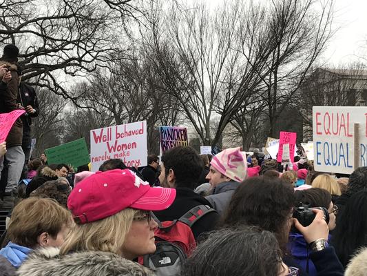 Women's March in Washington, D.C., photographs taken by Eric Rickert