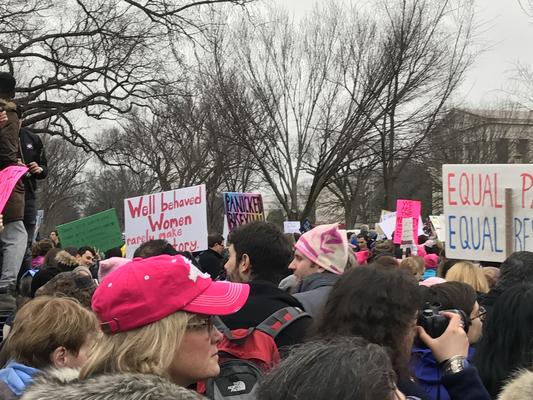 Women's March in Washington, D.C., photographs taken by Eric Rickert