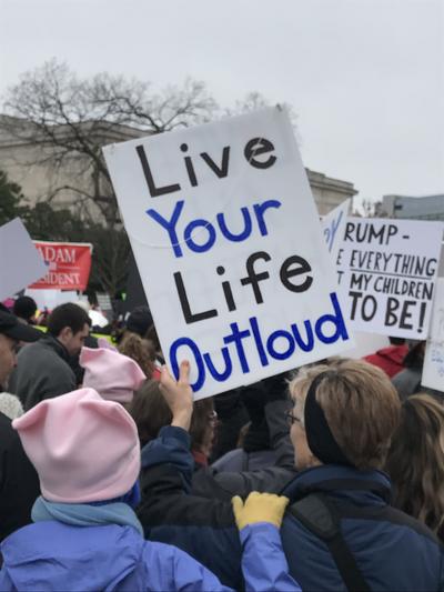 Women's March in Washington, D.C., photographs taken by Eric Rickert