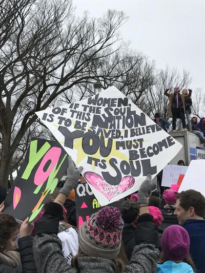 Women's March in Washington, D.C., photographs taken by Eric Rickert