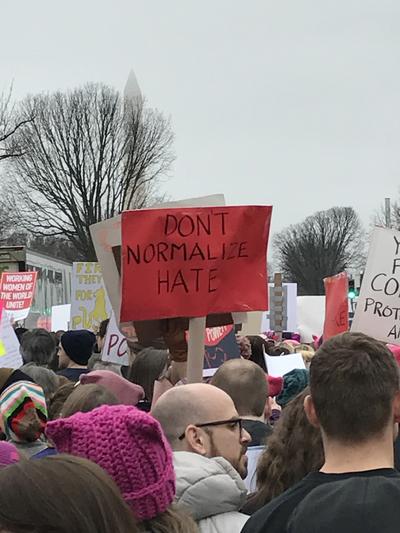 Women's March in Washington, D.C., photographs taken by Eric Rickert