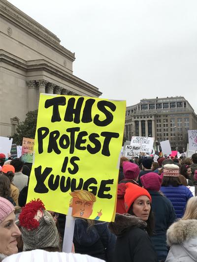 Women's March in Washington, D.C., photographs taken by Eric Rickert