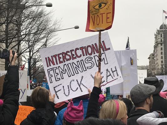 Women's March in Washington, D.C., photographs taken by Eric Rickert