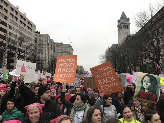 Women's March in Washington, D.C., photographs taken by Eric Rickert