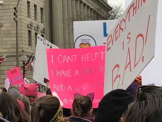 Women's March in Washington, D.C., photographs taken by Eric Rickert