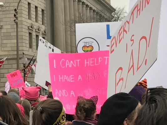 Women's March in Washington, D.C., photographs taken by Eric Rickert