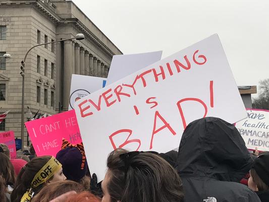 Women's March in Washington, D.C., photographs taken by Eric Rickert