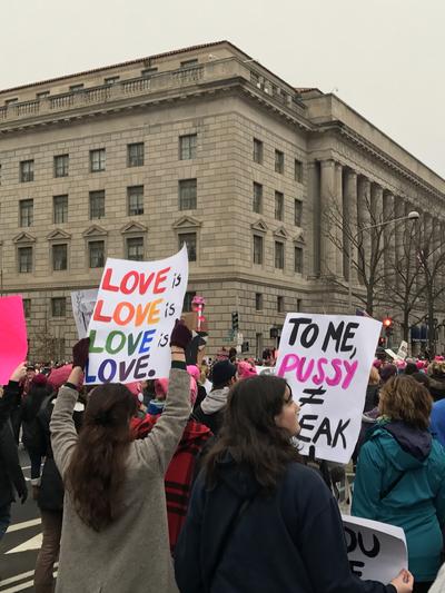 Women's March in Washington, D.C., photographs taken by Eric Rickert