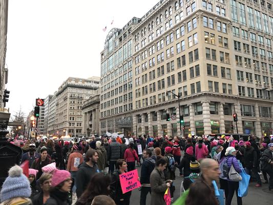 Women's March in Washington, D.C., photographs taken by Eric Rickert