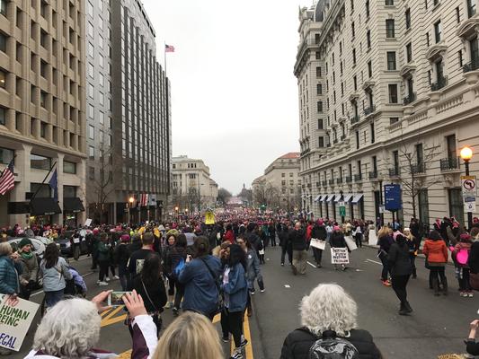 Women's March in Washington, D.C., photographs taken by Eric Rickert