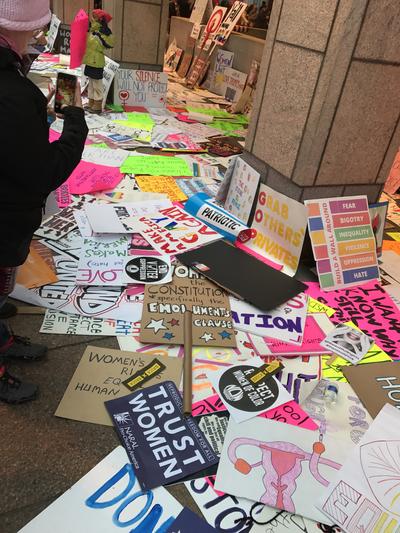 Women's March in Washington, D.C., photographs taken by Eric Rickert