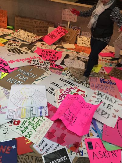 Women's March in Washington, D.C., photographs taken by Eric Rickert