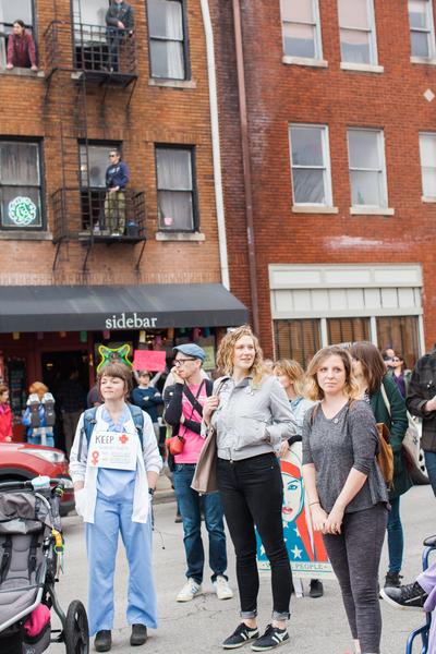 Women's March in Lexington, Kentucky, photographs taken by Emily Moseley