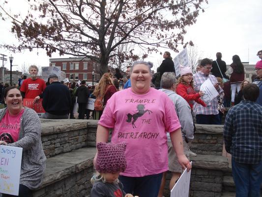 Women's March in Lexington, Kentucky, photographs taken by Diane Arnson Svarlien