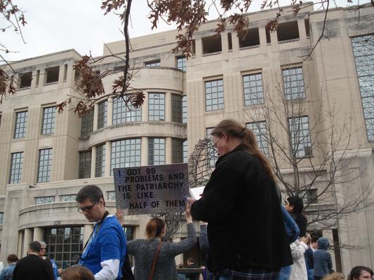 Women's March in Lexington, Kentucky, photographs taken by Diane Arnson Svarlien