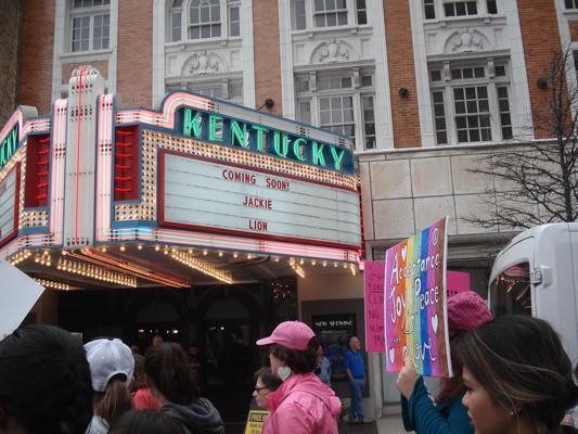 Women's March in Lexington, Kentucky, photographs taken by Diane Arnson Svarlien