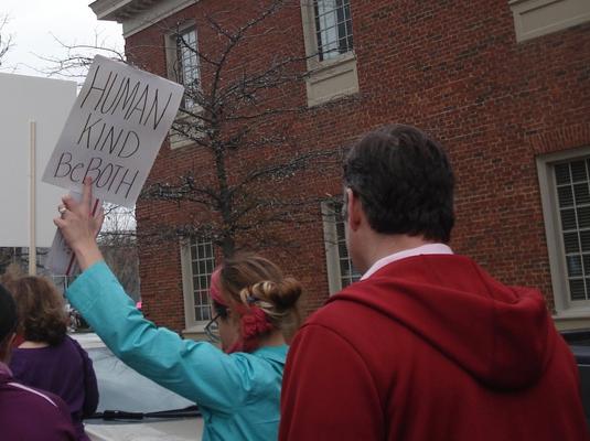 Women's March in Lexington, Kentucky, photographs taken by Diane Arnson Svarlien