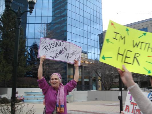 Women's March in Lexington, Kentucky, photographs taken by Diane Arnson Svarlien