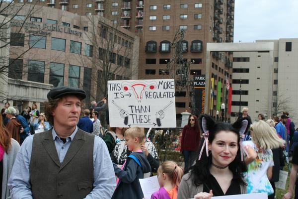 Women's March in Lexington, Kentucky, photographs taken by Tracy Oberc