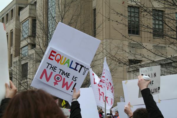 Women's March in Lexington, Kentucky, photographs taken by Tracy Oberc