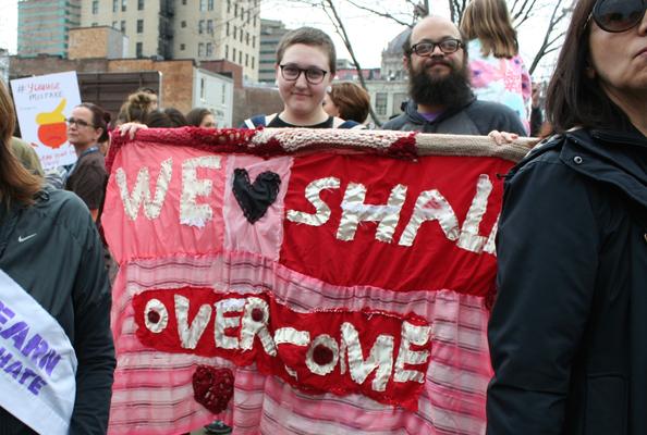 Women's March in Lexington, Kentucky, photographs taken by Tracy Oberc