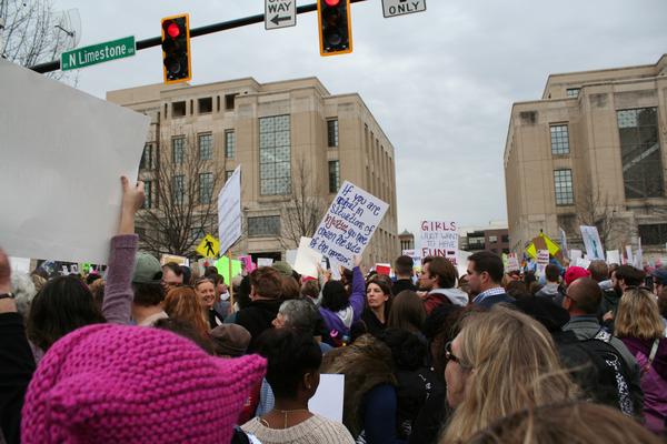 Women's March in Lexington, Kentucky, photographs taken by Tracy Oberc