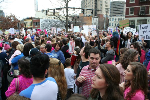 Women's March in Lexington, Kentucky, photographs taken by Tracy Oberc