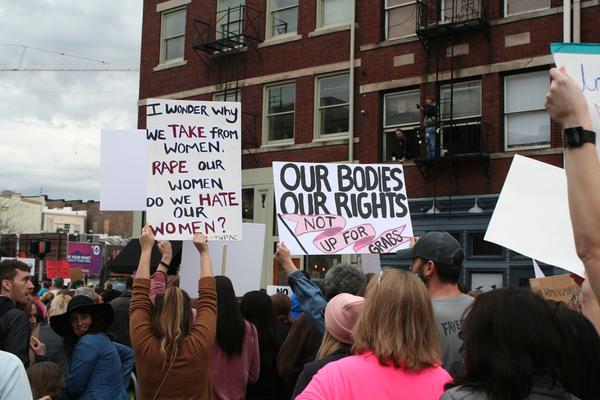 Women's March in Lexington, Kentucky, photographs taken by Tracy Oberc