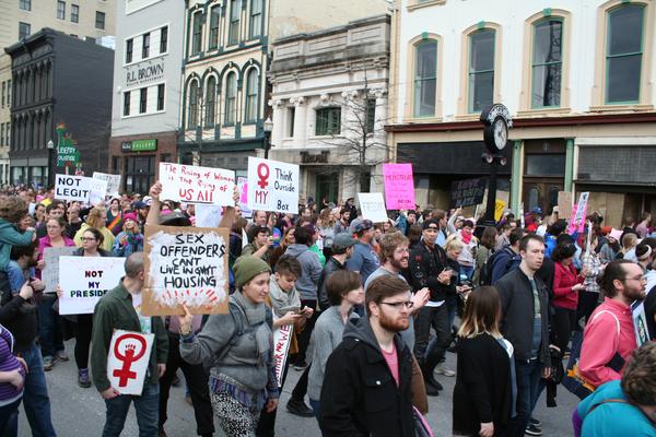 Women's March in Lexington, Kentucky, photographs taken by Tracy Oberc