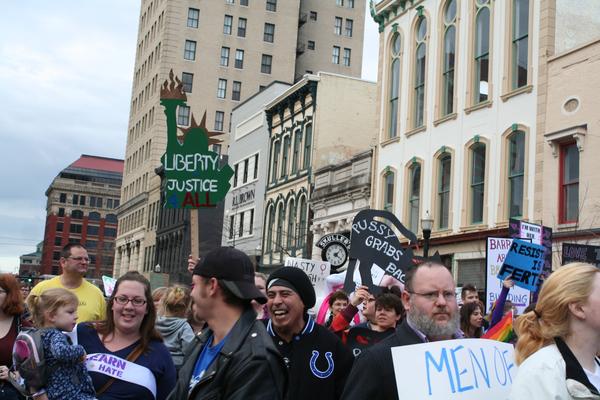 Women's March in Lexington, Kentucky, photographs taken by Tracy Oberc