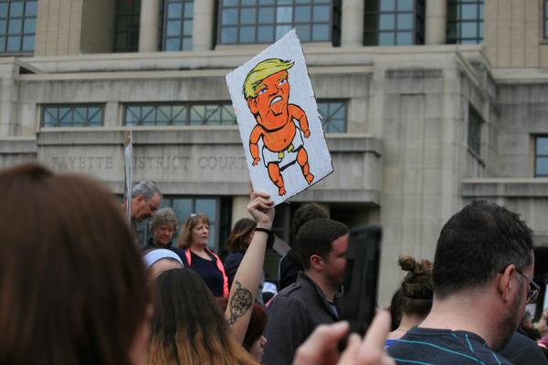 Women's March in Lexington, Kentucky, photographs taken by Tracy Oberc