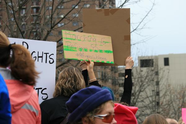 Women's March in Lexington, Kentucky, photographs taken by Tracy Oberc