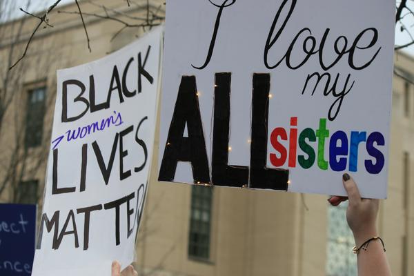 Women's March in Lexington, Kentucky, photographs taken by Tracy Oberc