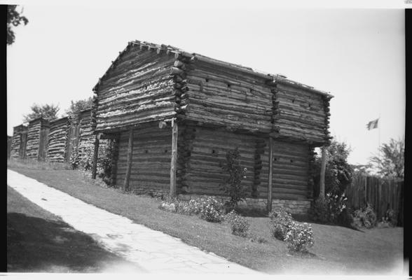 The Blockhouse at Fort Harrod (rebuilt), Harrodsburg, Kentucky