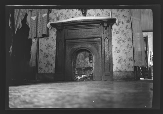 Mantel at the Episcopal Cemetery Chapel, Lexington, Kentucky in Fayette County