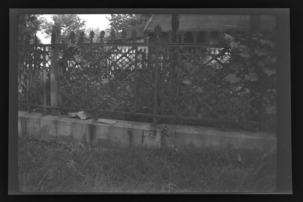 Ironwork at the Episcopal Cemetery, Lexington, Kentucky in Fayette County