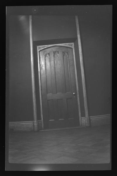 Outside door to the library at Loudoun, Francis Key Hunt House, 209 Castlewood Drive, Lexington, Kentucky in Fayette County