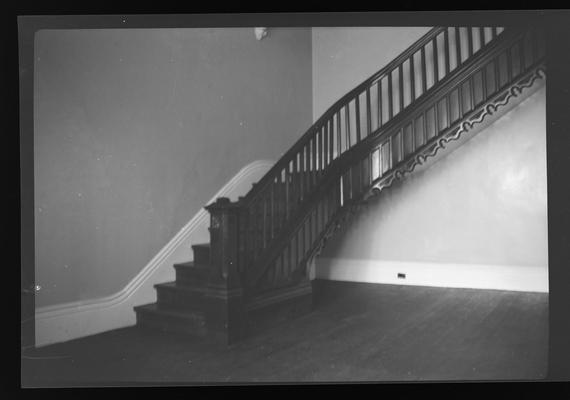 Stairway at Loudoun, Francis Key Hunt House, 209 Castlewood Drive, Lexington, Kentucky in Fayette County