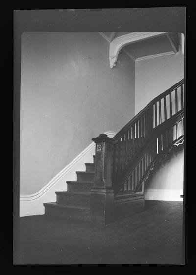 Stairway at Loudoun, Francis Key Hunt House, 209 Castlewood Drive, Lexington, Kentucky in Fayette County