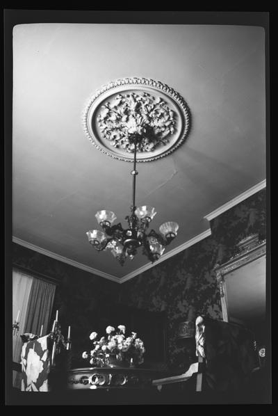 Lyndhurst centre-piece of dining room, Lexington, Kentucky in Fayette County