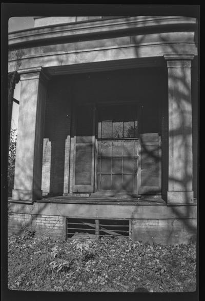 Dining Room Window of James B. Clay House, Forest Ave. Lexington, Kentucky in Fayette County