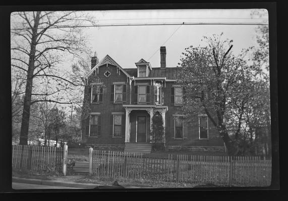 Watkin's House. Corner of South Broadway and Virginia Avenue. Lexington, Kentucky