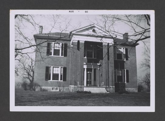 Lucas Combs house, Armstrong Mill Road, Lexington, Kentucky