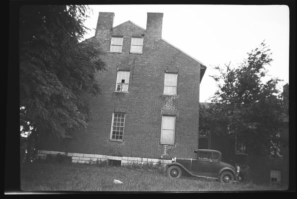 South flank of the North Family House, Shaker Village of Pleasant Hill, Kentucky in Mercer County