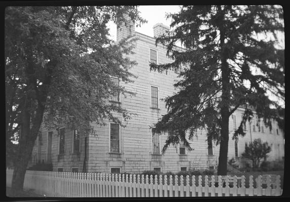 West flank of Center Family House, Shaker Village of Pleasant Hill, Kentucky in Mercer County