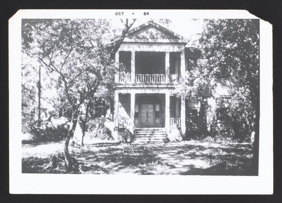 Colonel John Smith House on Elkhorn Creek, 7 miles east of Frankfort, Kentucky in Franklin County