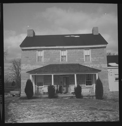 Stone house on Perryville Road near Nevada, Kentucky in Boyle County