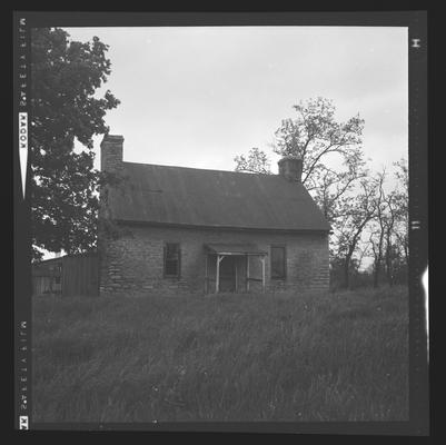 Stone house of Dr. George [Gilbert?], Clifton Pike (Clifton Road), Lawrenceburg, Kentucky in Anderson County