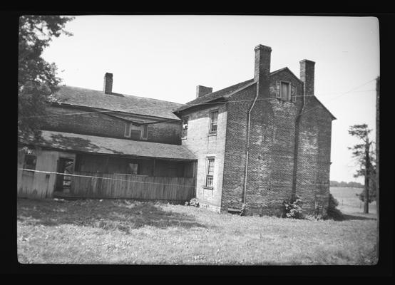 Farra House, Versailles Pike (Road), demolished for the Blue Grass Airport, Fayette County, Kentucky