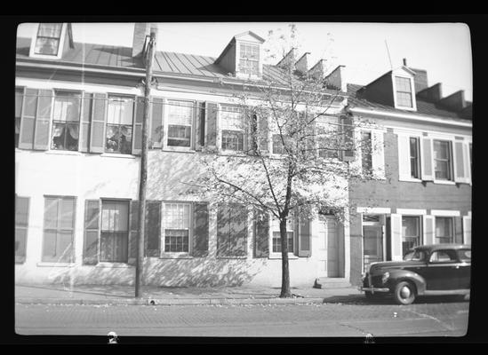 Homes on Second Street, Maysville, Kentucky in Mason County